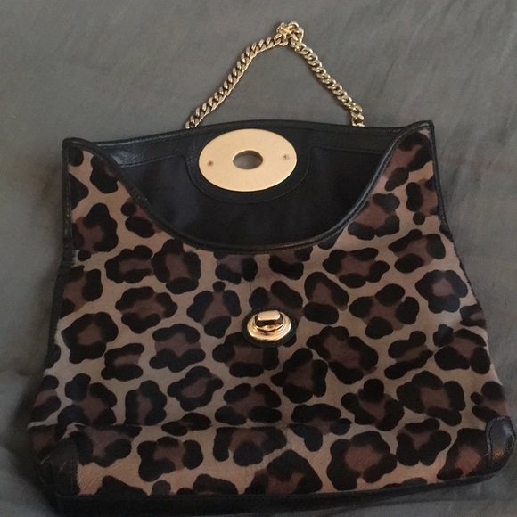 Coach Leopard Print Clutch